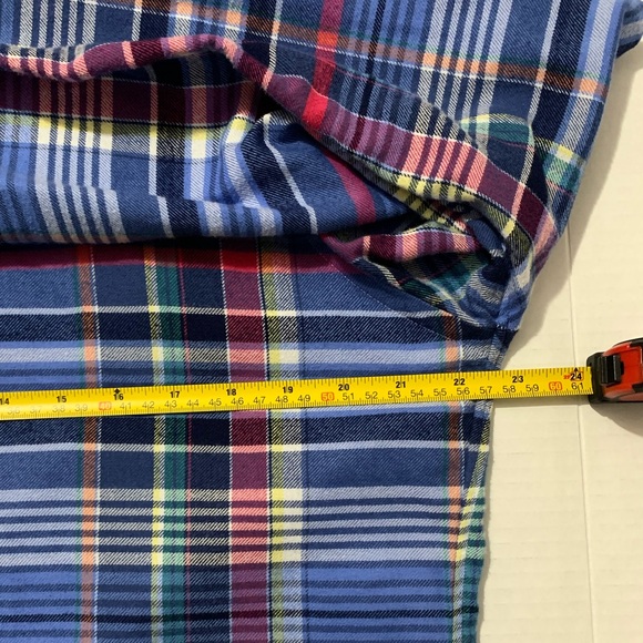 Polo Ralph Lauren Shirt Mens Extra Large Multicolor Slim Fit Performance Flannel - Picture 12 of 12